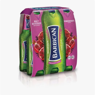 Barbican Pomegranate Non Alcoholic Malt Beverage 6 x 330ml