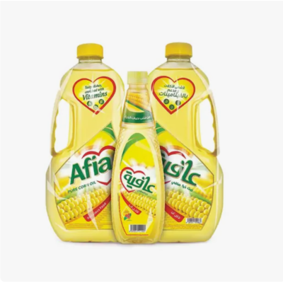 Afia Corn Oil, 2x1.5L Plus 500ml