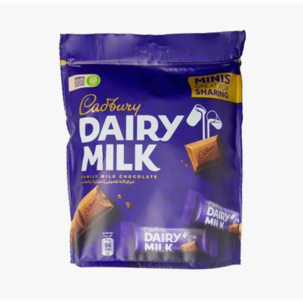 Cadbury Dairy Milk Chocolate Family Mini 168g Special Offer