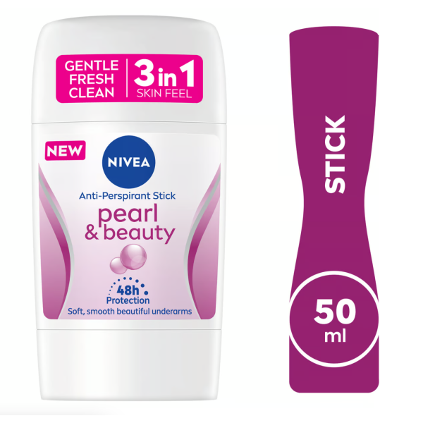 Nivea Antiperspirant Stick for Women Pearl & Beauty 50 ml