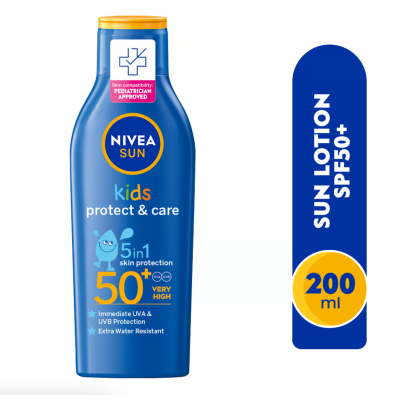 Nivea Kids Sun Lotion Protect & Care SPF 50+ 200 ml