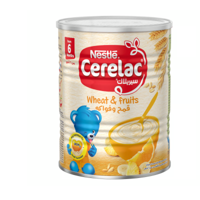 Nestle Cerelac Infant Cereals With Iron + Wheat & Fruits From 6 Months 400 g