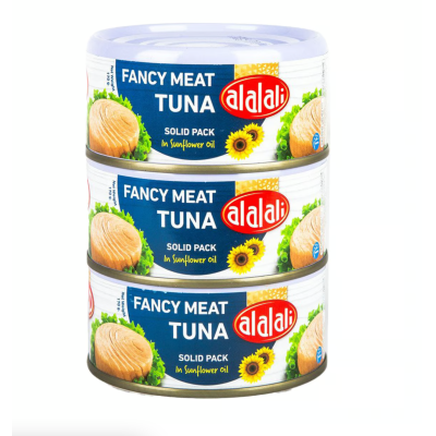 Al Alali Fancy Meat Tuna In Sunflower Oil Value Pack 3 x 170 g