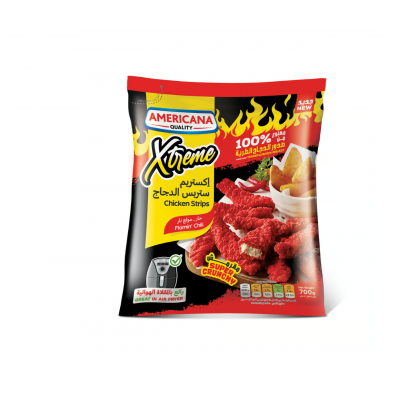 Americana Xtreme Flamin Chili Chicken Strips 700 g