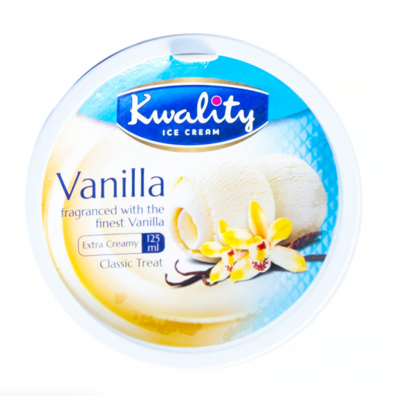 Kwality Vanilla Ice Cream 125 ml