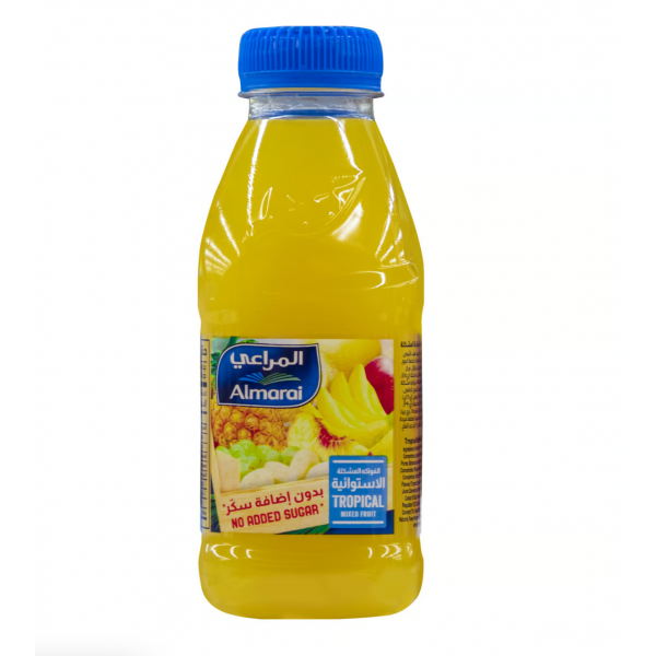 Almarai Tropical Mixed Fruit Juice No Added Sugar 200 ml