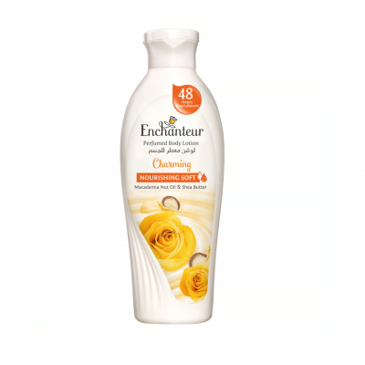 Enchanteur Nourishing Soft Charming Lotion with Macadamia Nut Oil and Shea Butter 250 ml