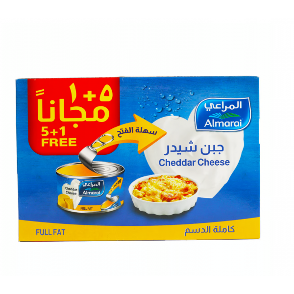 Almarai Full Fat Cheddar Cheese 6 x 113 g