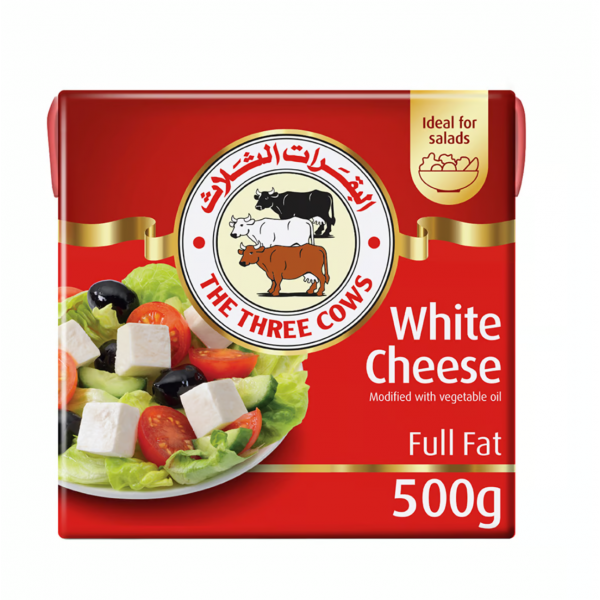 The Three Cows Full Fat White Cheese 500 g