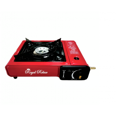 Relax Camping A3 Indoor & Outdoor Cooking Gas Stove, Red